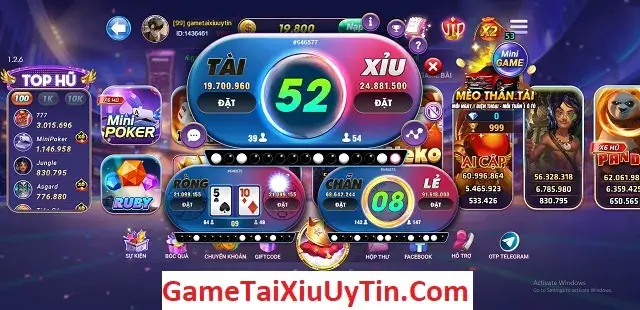 Top 3 99Vin game tài xỉu uy tín