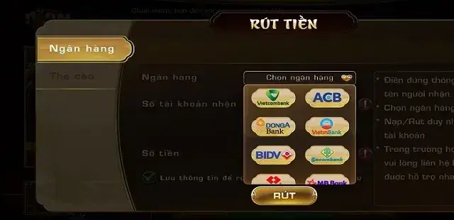 Cách rút tiền sunwin